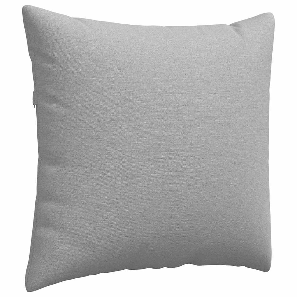 Cuscini da Divano 2 pcs Grigio Nuvola 50 x 50 cm Tessuto | homemem39