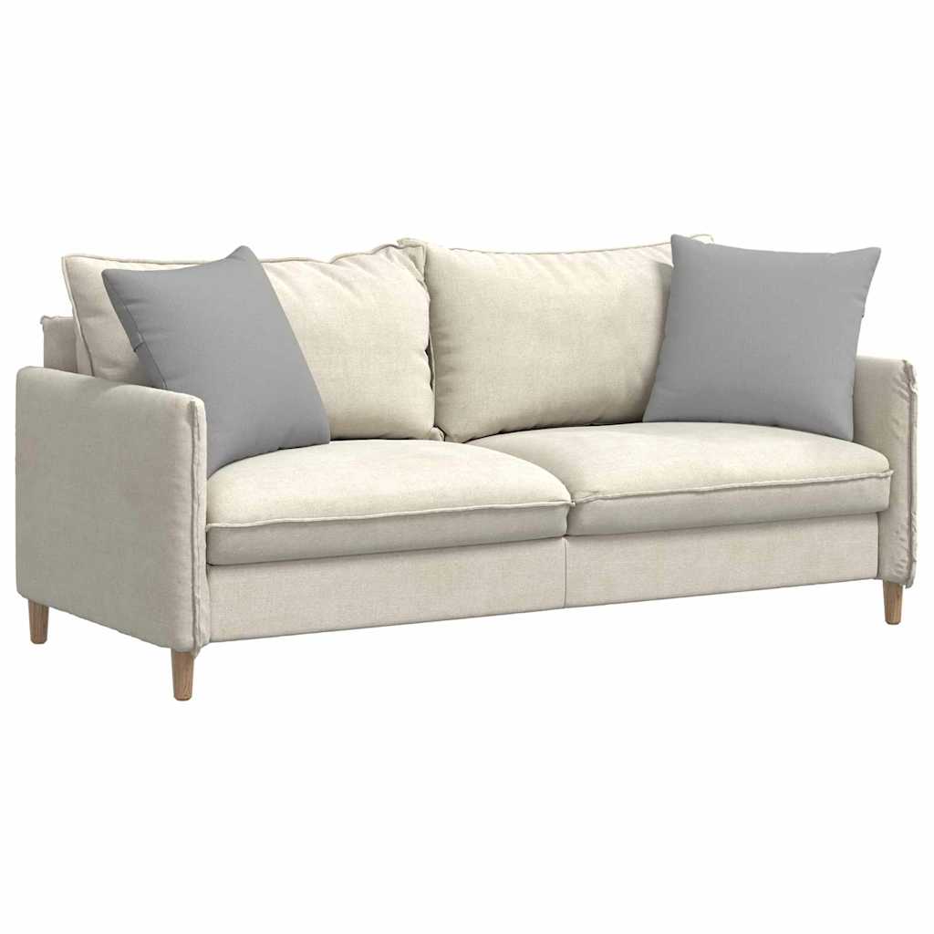 Cuscini da Divano 2 pcs Grigio Nuvola 50 x 50 cm Tessuto | homemem39