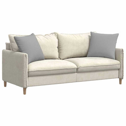 Cuscini da Divano 2 pcs Grigio Nuvola 50 x 50 cm Tessuto | homemem39