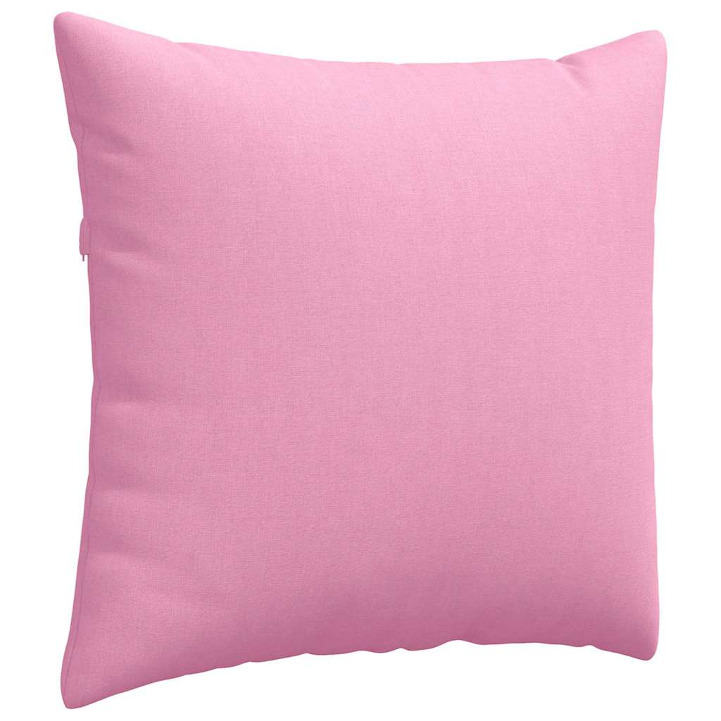 Cuscini da Divano 2 pcs Rosa 50 x 50 cm Tessuto | homemem39