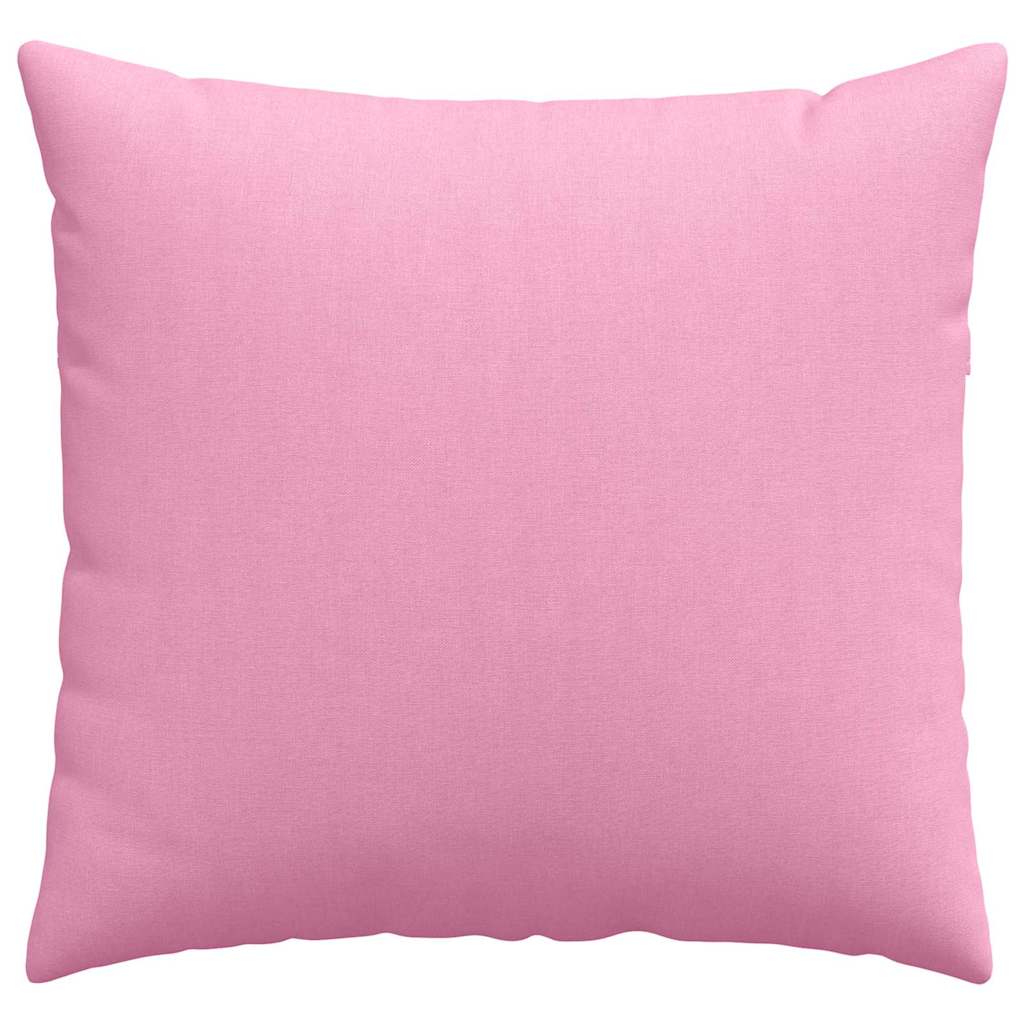 Cuscini da Divano 2 pcs Rosa 50 x 50 cm Tessuto | homemem39