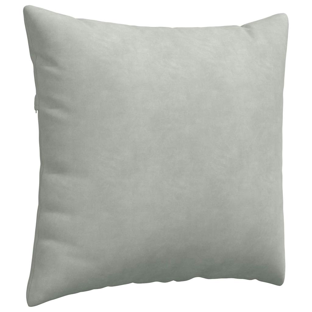 Cuscini da Divano 2 pcs Grigio chiaro 50 x 50 cm | homemem39