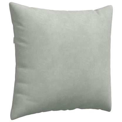 Cuscini da Divano 2 pcs Grigio chiaro 50 x 50 cm | homemem39