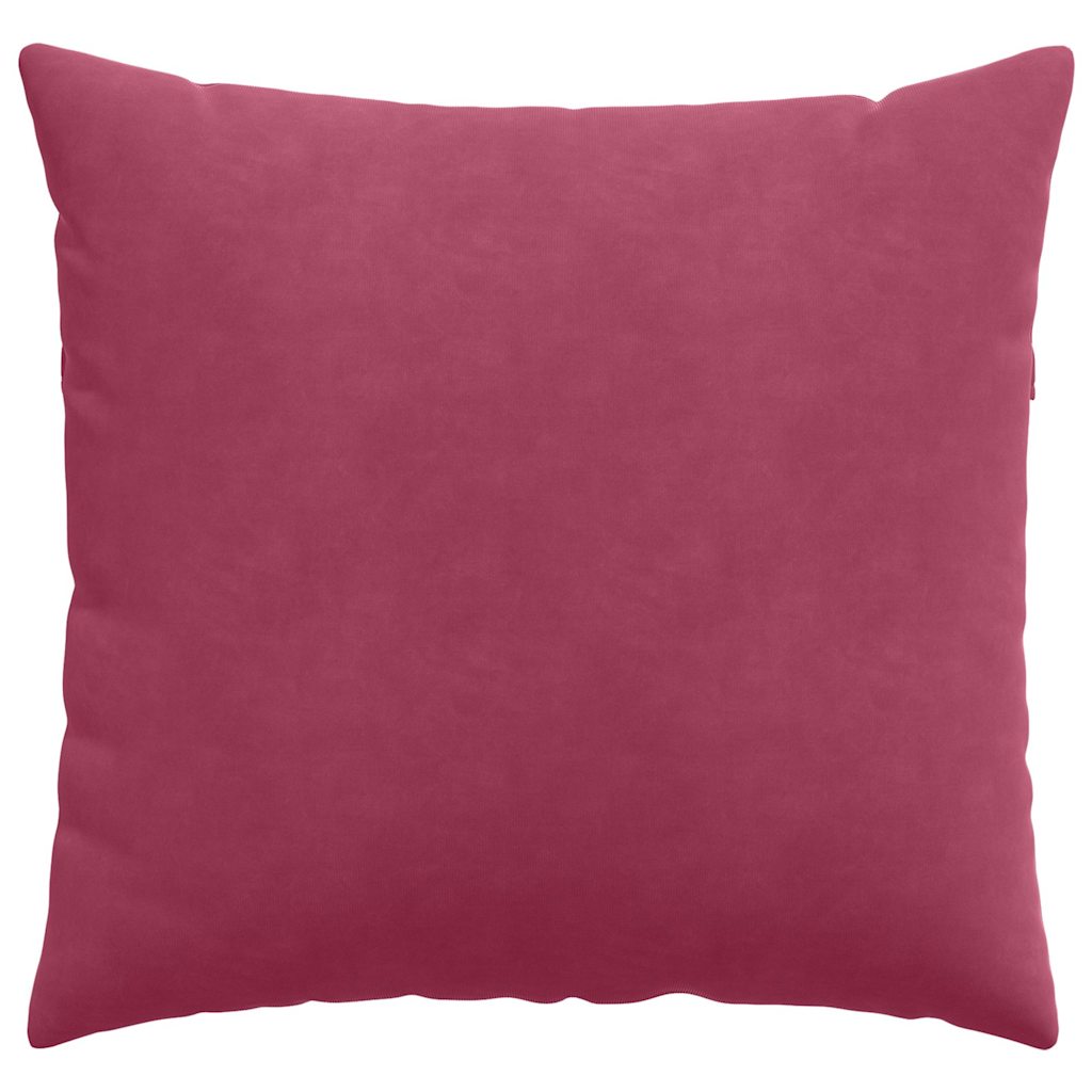 Cuscini da Divano 2 pcs Rosso Vino 50 x 50 cm Tessuto in Cords | homemem39