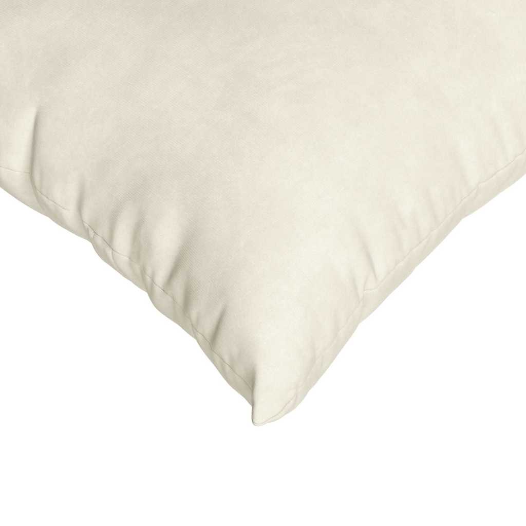 Cuscini da Divano 2 pcs Crema 50 x 50 cm Tessuto in Cords | homemem39