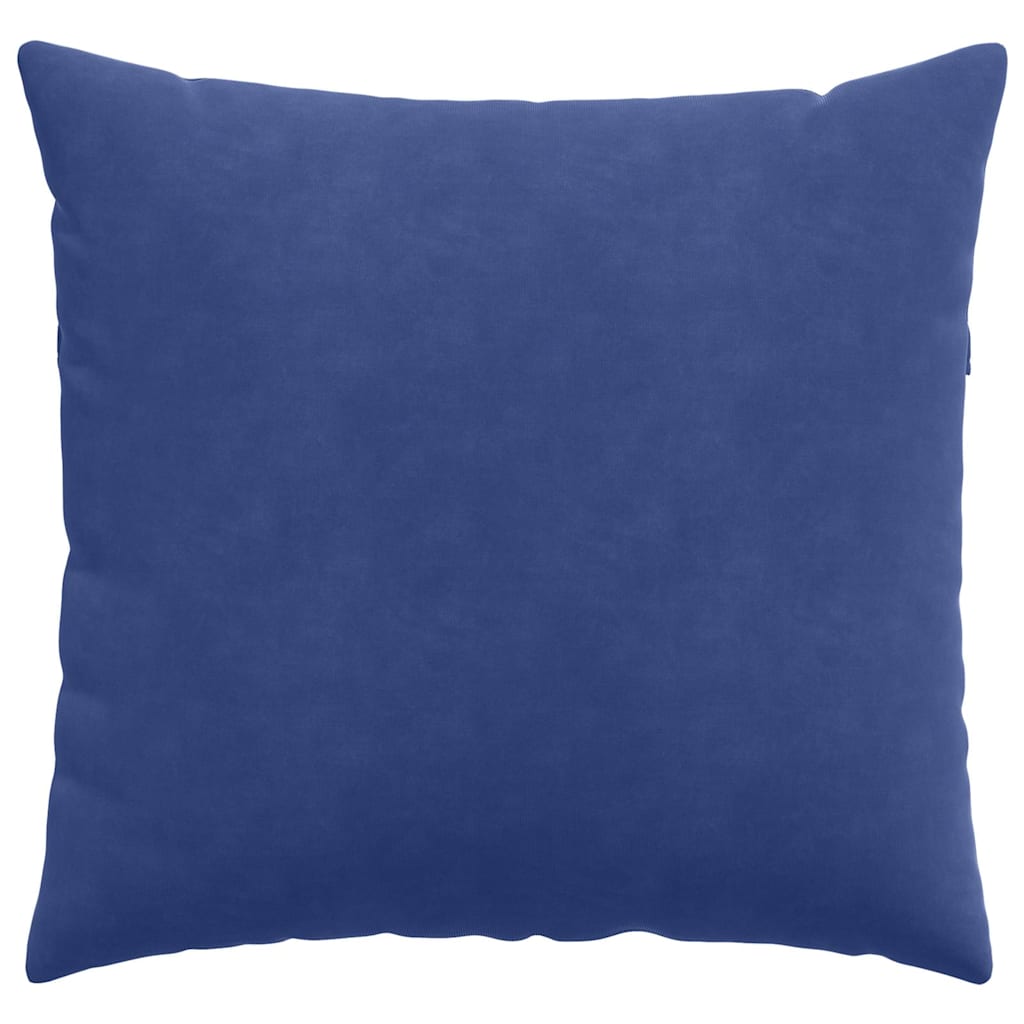 Cuscini da Divano 2 pcs Blu Polizia 50 x 50 cm Tessuto in Cords | homemem39