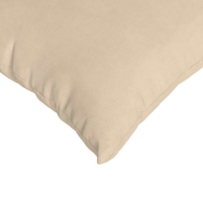 Cuscini da Divano 2 pcs Crema 50 x 50 cm Tessuto | homemem39