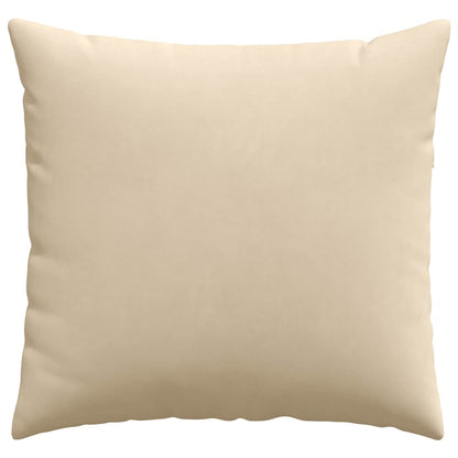 Cuscini da Divano 2 pcs Crema 50 x 50 cm Tessuto | homemem39
