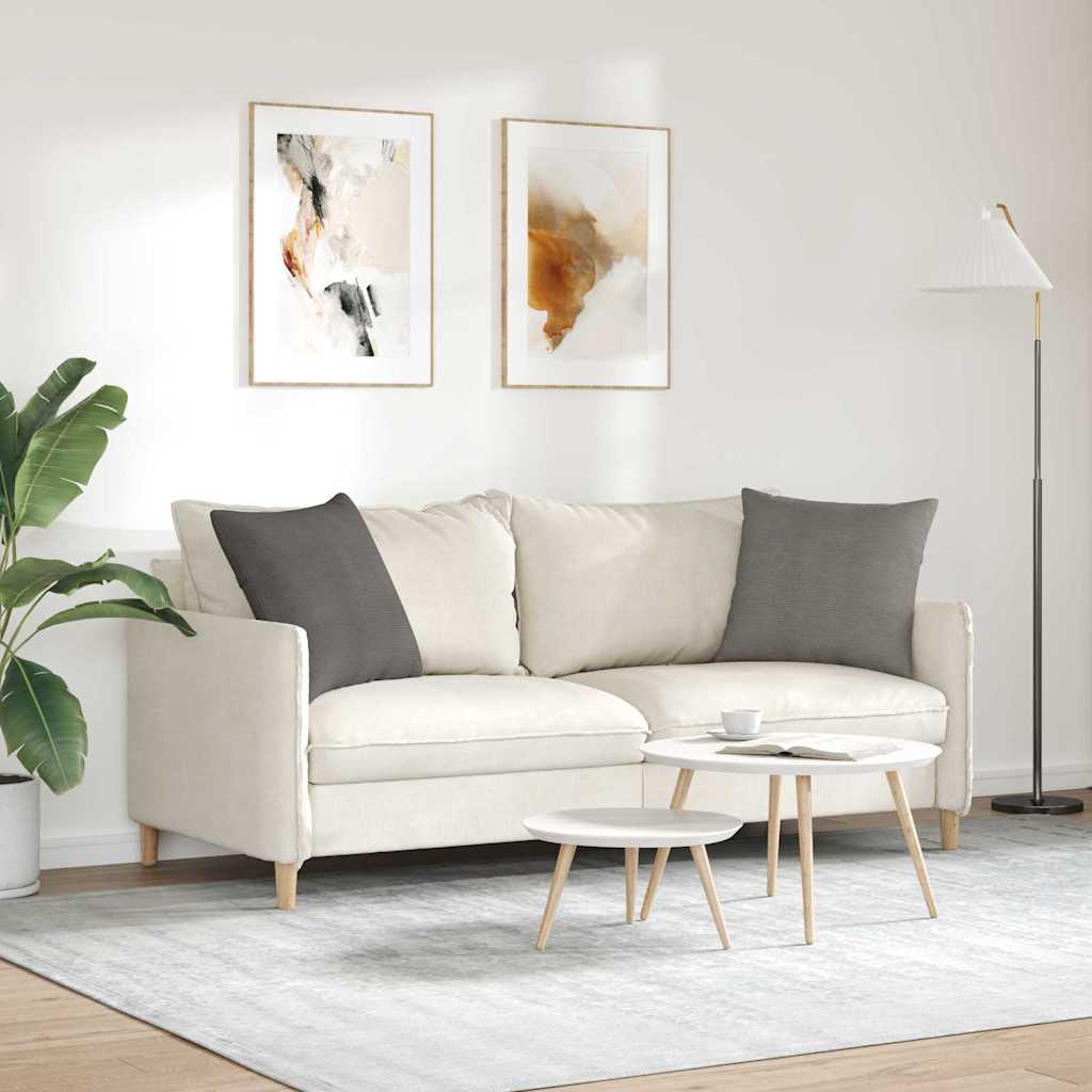 Cuscini da Divano 2 pcs Grigio chiaro 50 x 50 cm | homemem39