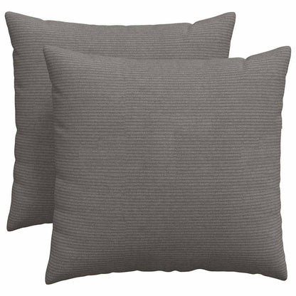 Cuscini da Divano 2 pcs Grigio chiaro 50 x 50 cm | homemem39