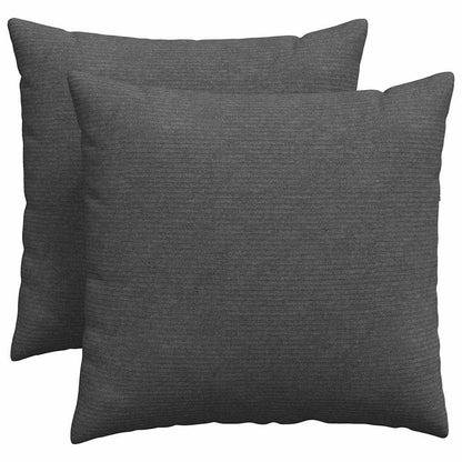 Cuscini da Divano 2 pcs Grigio scuro 50 x 50 cm | homemem39