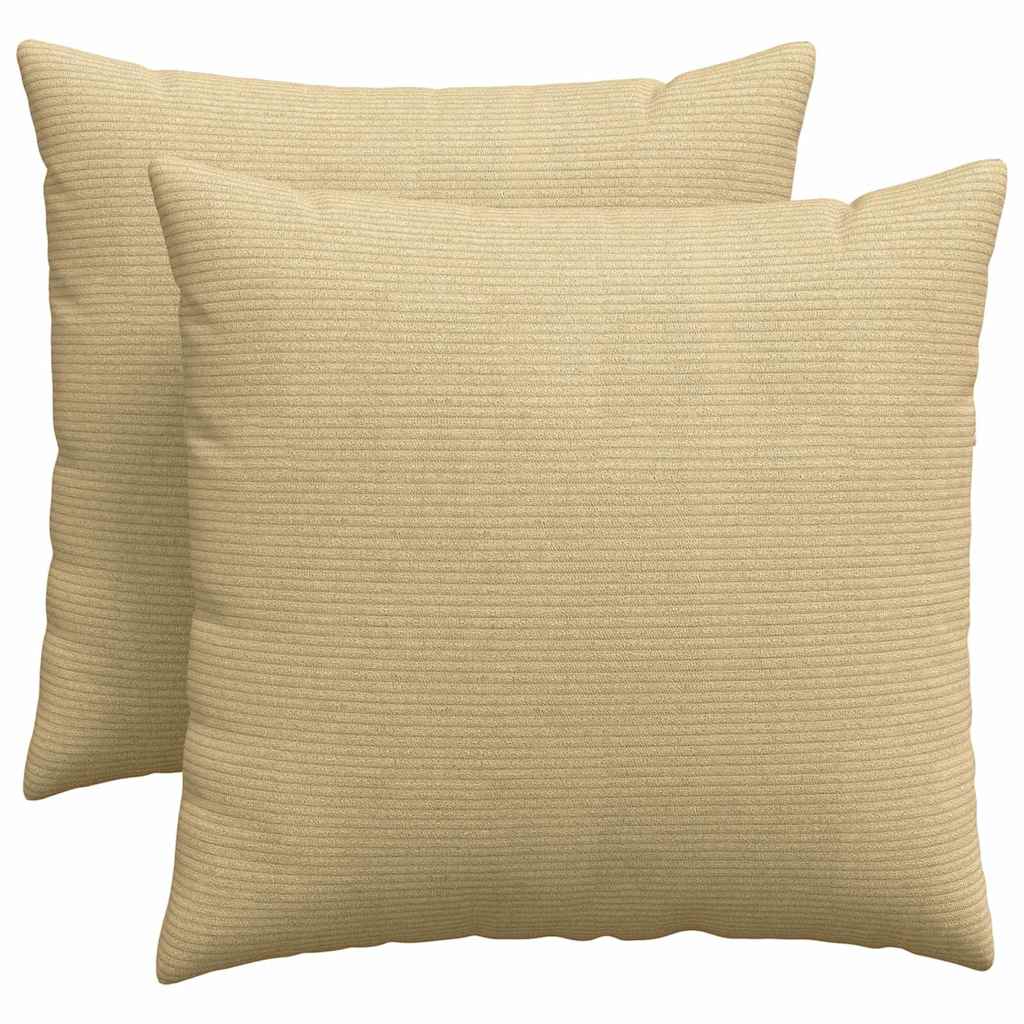 Cuscini da Divano 2 pcs Grigio Verde 50 x 50 cm | homemem39