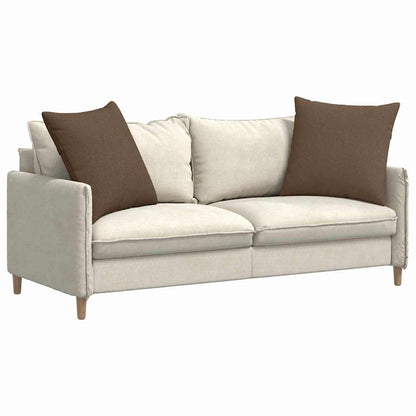 Cuscini da Divano 2 pcs Marrone 60 x 60 cm Tessuto | homemem39