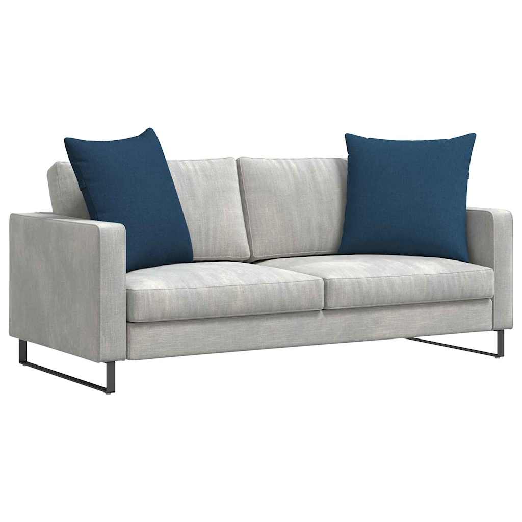 Cuscini da Divano 2 pcs Blu 60 x 60 cm Tessuto | homemem39
