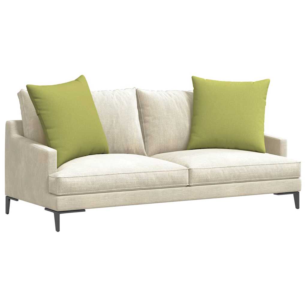 Cuscini da Divano 2 pcs Verde chiaro 60 x 60 cm Tessuto | homemem39