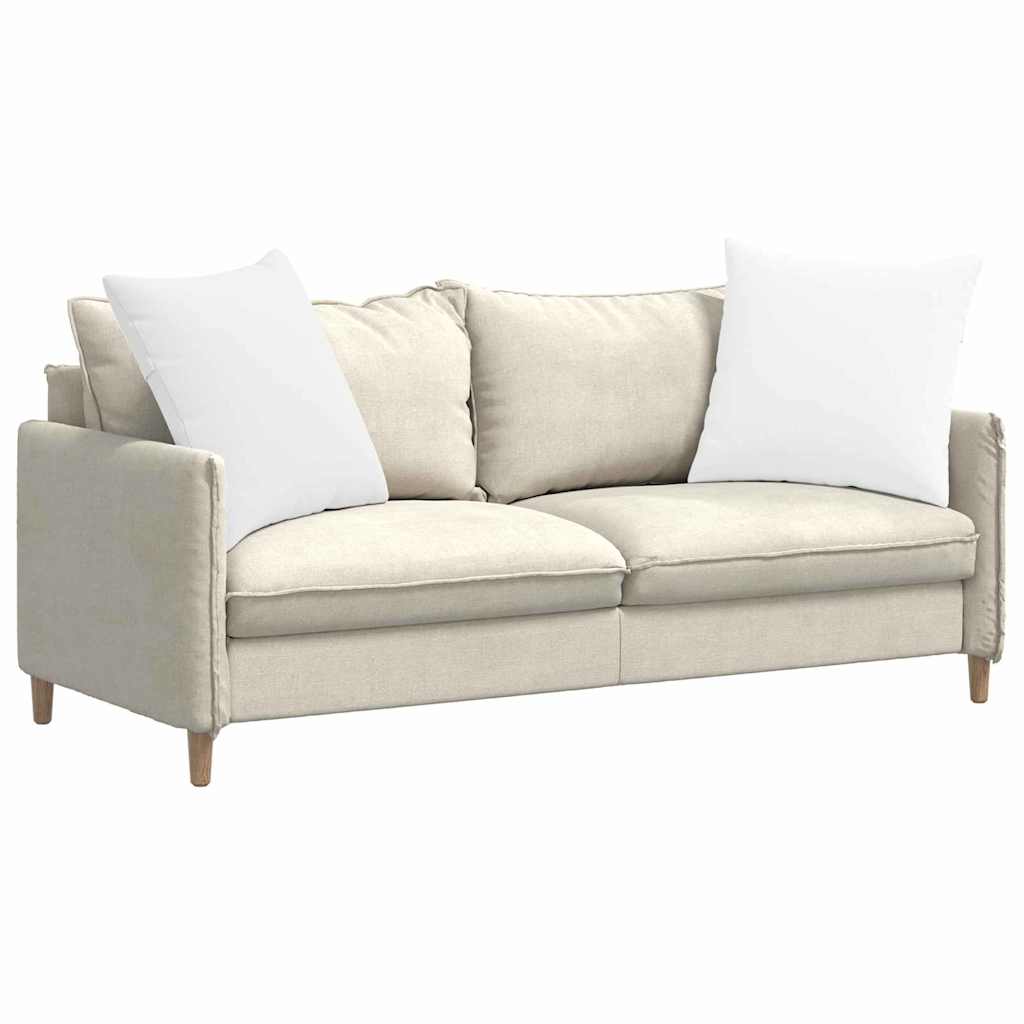 Cuscini da Divano 2 pcs Bianco 60 x 60 cm Tessuto | homemem39