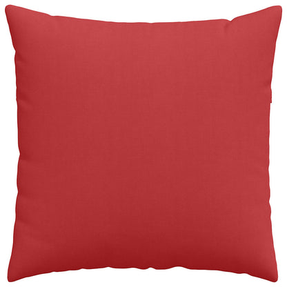 Cuscini da Divano 2 pcs Rosso 60 x 60 cm Tessuto | homemem39