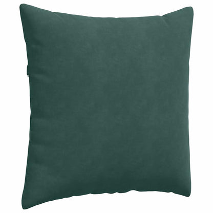 Cuscini da Divano 2 pcs Verde Scuro 60 x 60 cm Tessuto in Cords | homemem39