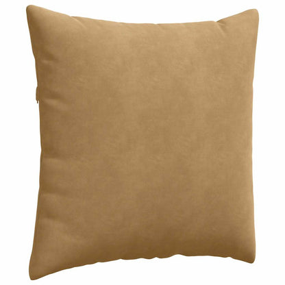 Cuscini da Divano 2 pcs Marrone 60 x 60 cm Tessuto in Cords | homemem39
