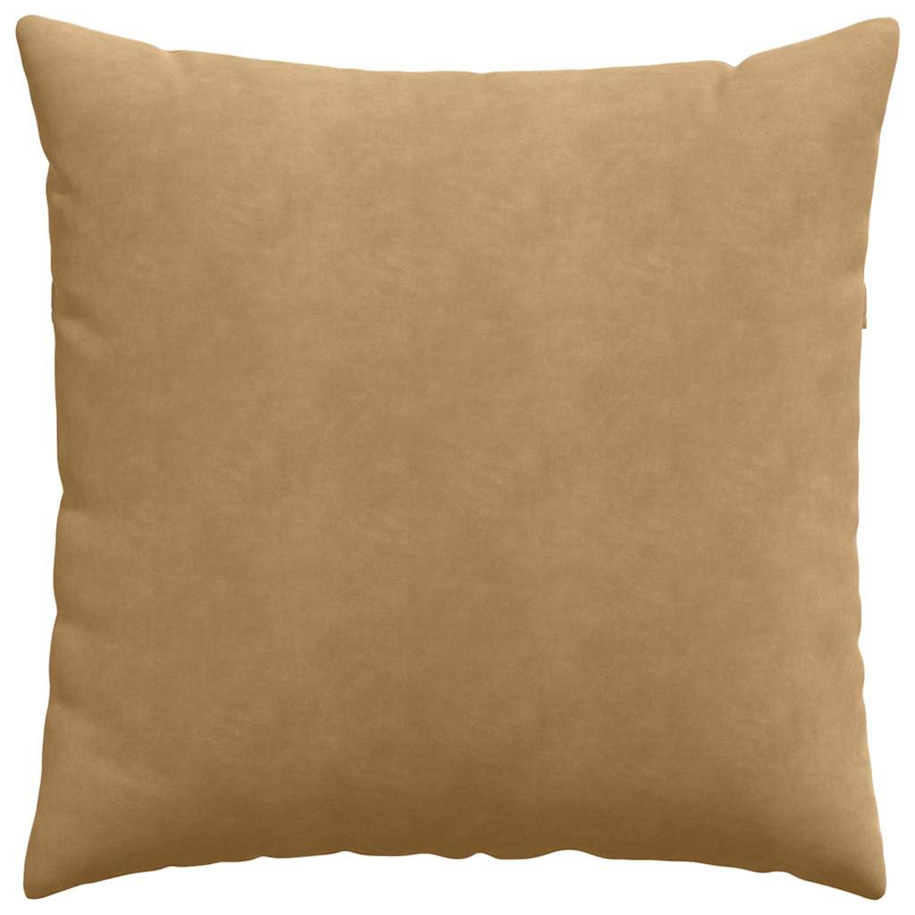 Cuscini da Divano 2 pcs Marrone 60 x 60 cm Tessuto in Cords | homemem39