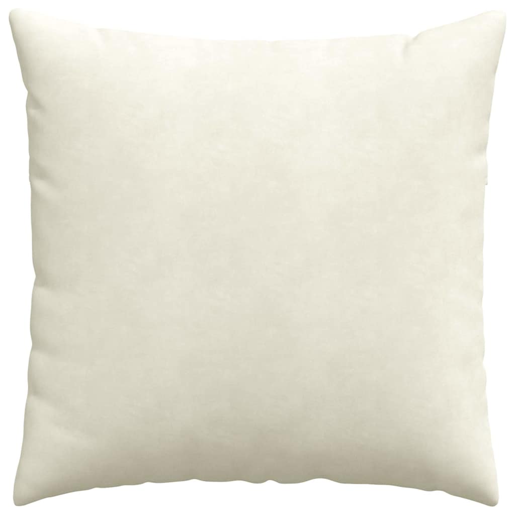 Cuscini da Divano 2 pcs Crema 60 x 60 cm Tessuto in Cords | homemem39
