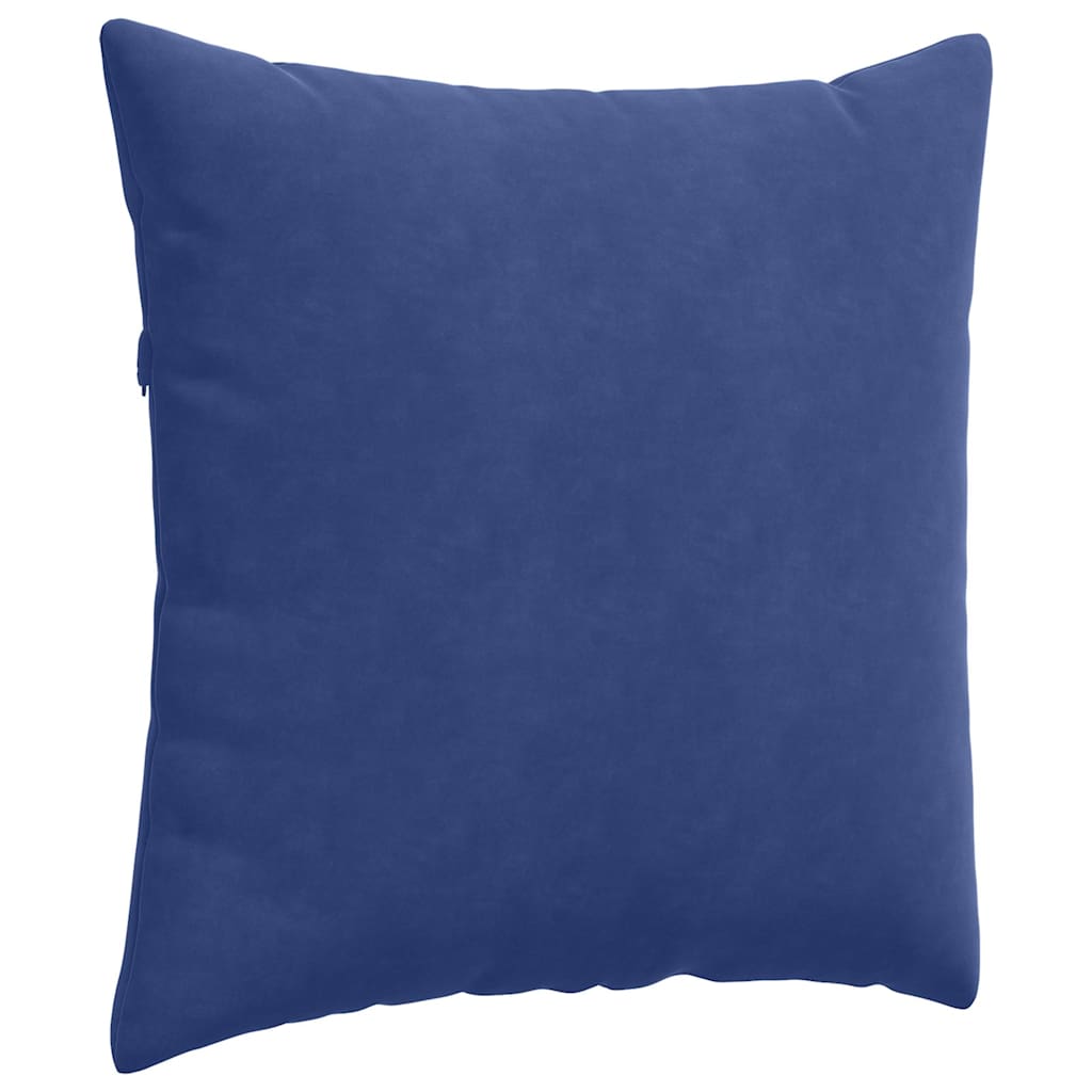 Cuscini da Divano 2 pcs Blu Polizia 60 x 60 cm Tessuto in Cords | homemem39