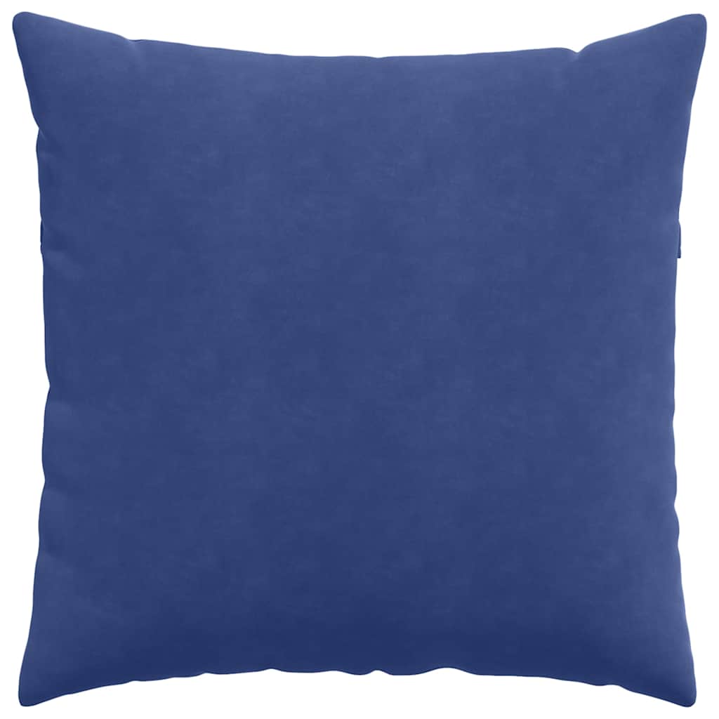 Cuscini da Divano 2 pcs Blu Polizia 60 x 60 cm Tessuto in Cords | homemem39