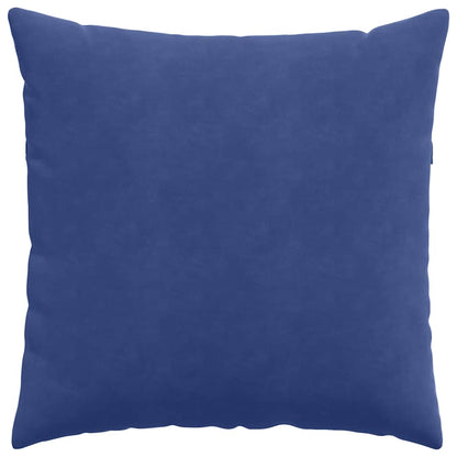 Cuscini da Divano 2 pcs Blu Polizia 60 x 60 cm Tessuto in Cords | homemem39