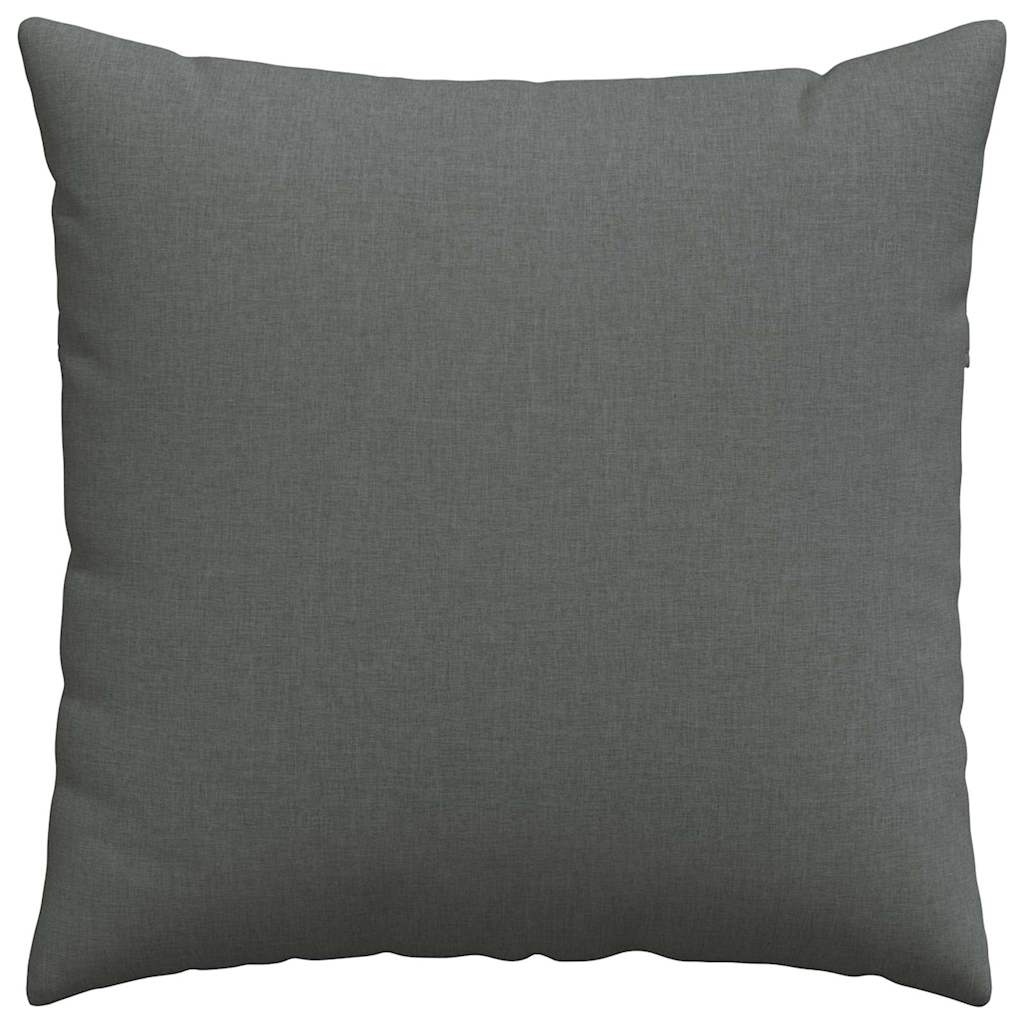 Cuscini da Divano 2 pcs Grigio scuro 80 x 80 cm Tessuto | homemem39