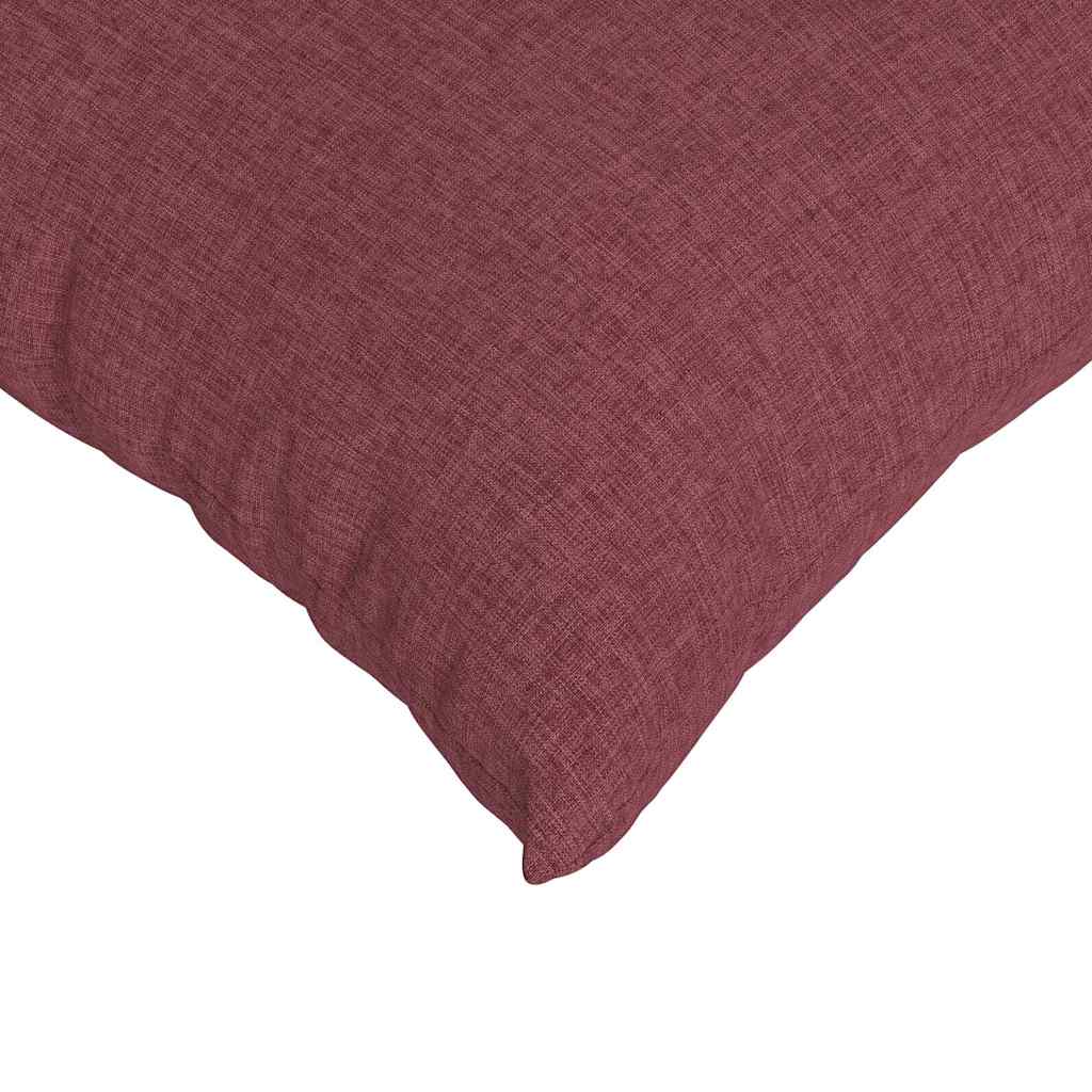 Cuscini da Divano 2 pcs Rosso Vino 80 x 80 cm Tessuto | homemem39