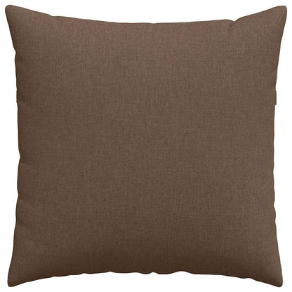 Cuscini da Divano 2 pcs Marrone 80 x 80 cm Tessuto | homemem39