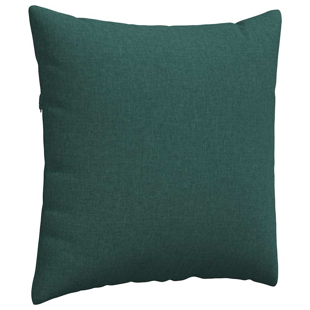 Cuscini da Divano 2 pcs Verde Scuro 80 x 80 cm Tessuto | homemem39