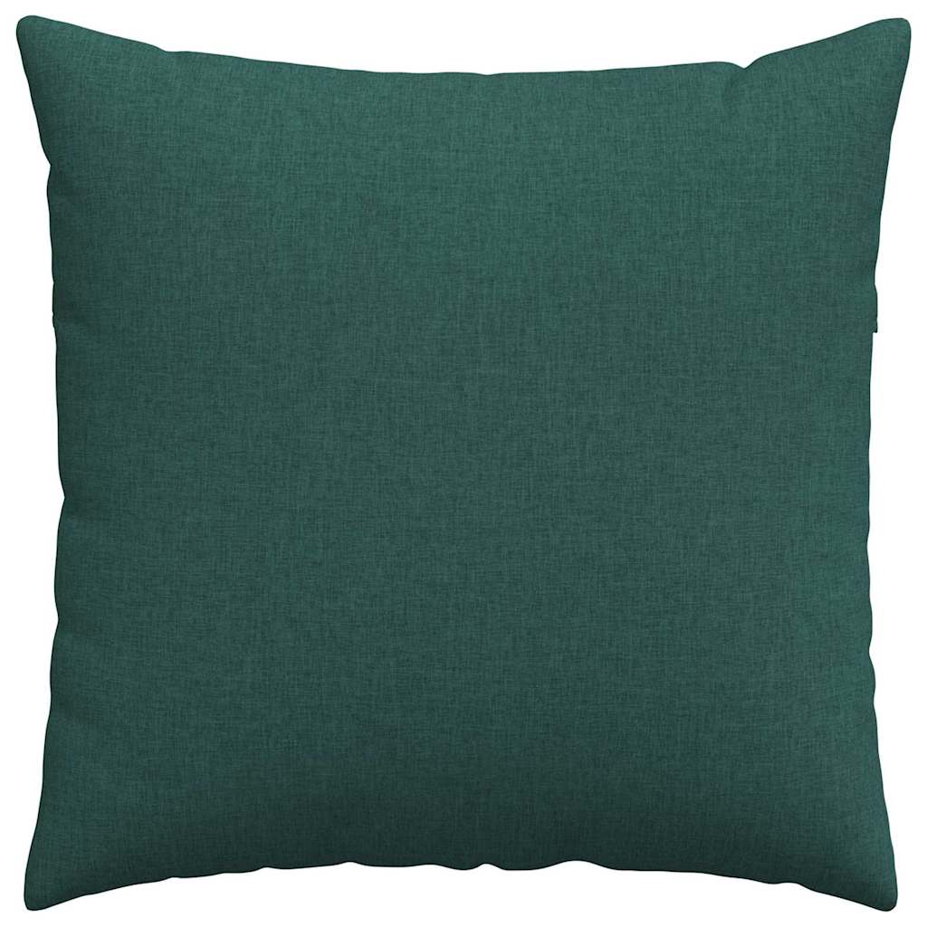 Cuscini da Divano 2 pcs Verde Scuro 80 x 80 cm Tessuto | homemem39