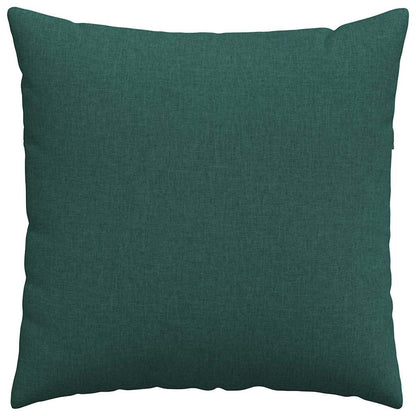 Cuscini da Divano 2 pcs Verde Scuro 80 x 80 cm Tessuto | homemem39