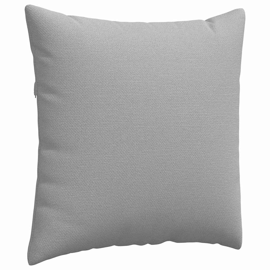 Cuscini da Divano 2 pcs Grigio Nuvola 80 x 80 cm Tessuto | homemem39