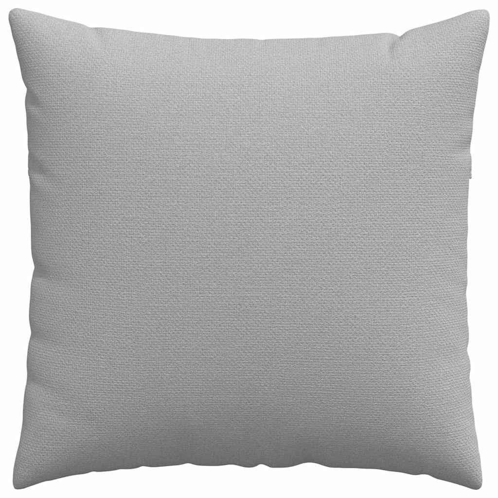 Cuscini da Divano 2 pcs Grigio Nuvola 80 x 80 cm Tessuto | homemem39