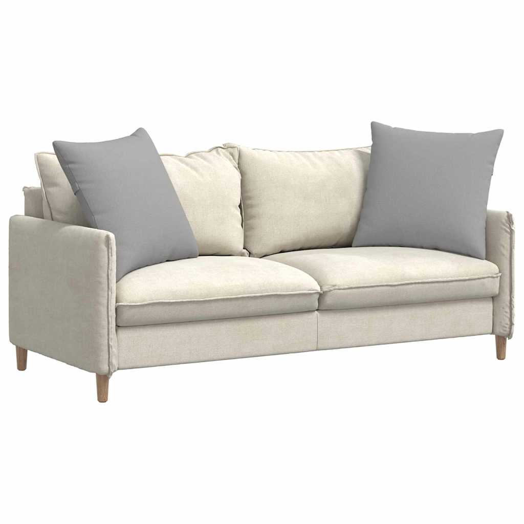 Cuscini da Divano 2 pcs Grigio Nuvola 80 x 80 cm Tessuto | homemem39