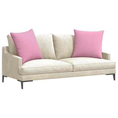 Cuscini da Divano 2 pcs Rosa 80 x 80 cm Tessuto | homemem39