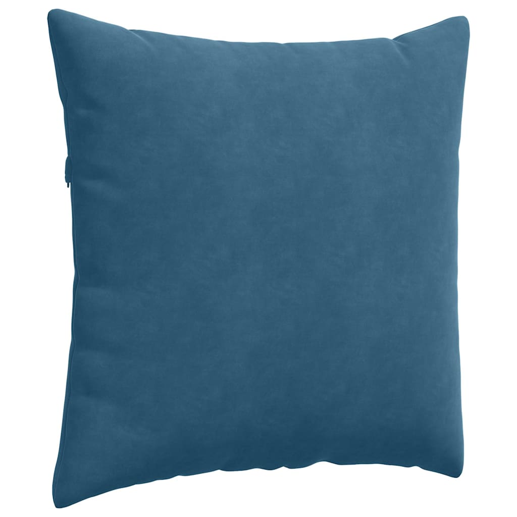 Cuscini da Divano 2 pcs Blu 80 x 80 cm Tessuto in Cords | homemem39