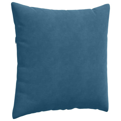Cuscini da Divano 2 pcs Blu 80 x 80 cm Tessuto in Cords | homemem39