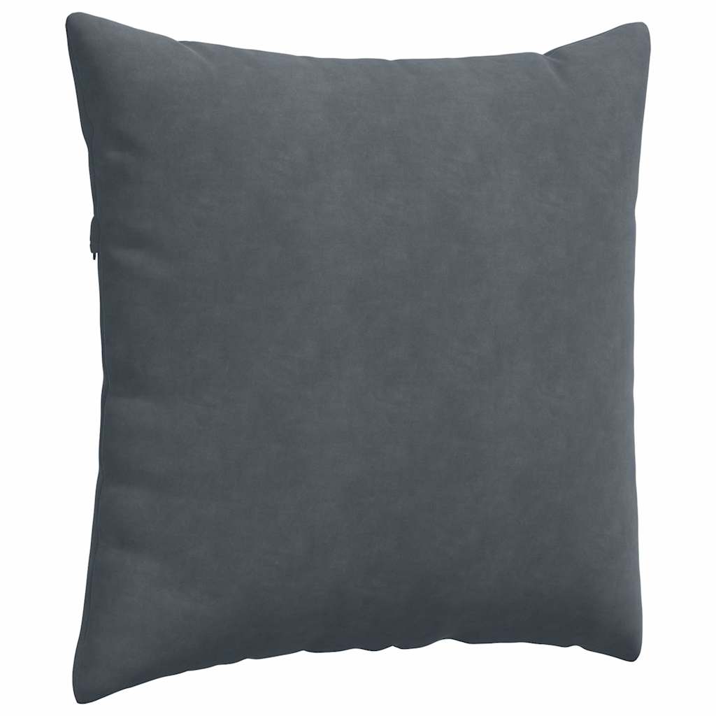 Cuscini da Divano 2 pcs Grigio scuro 80 x 80 cm | homemem39