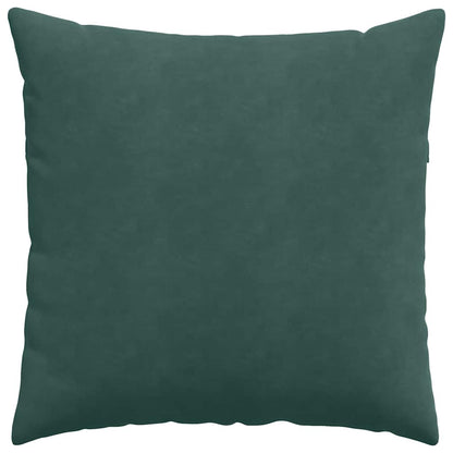 Cuscini da Divano 2 pcs Verde Scuro 80 x 80 cm Tessuto in Cords | homemem39