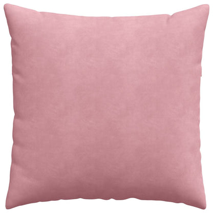 Cuscini da Divano 2 pcs Rosa 80 x 80 cm Tessuto in Cords | homemem39