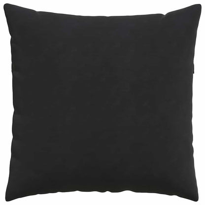 Cuscini da Divano 2 pcs Nero 80 x 80 cm Tessuto in Cords | homemem39