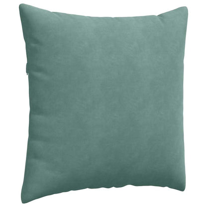 Cuscini da Divano 2 pcs Verde Mare 80 x 80 cm Tessuto in Cords | homemem39
