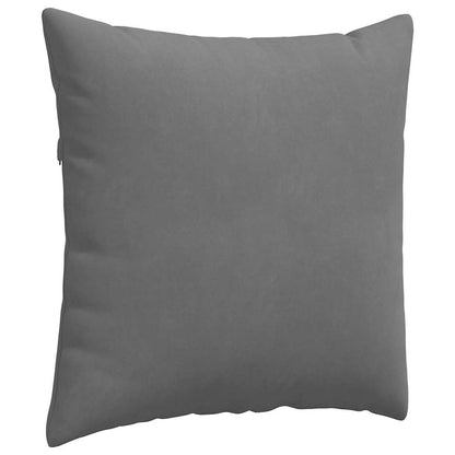 Cuscini da Divano 2 pcs Grigio scuro 80 x 80 cm Tessuto | homemem39