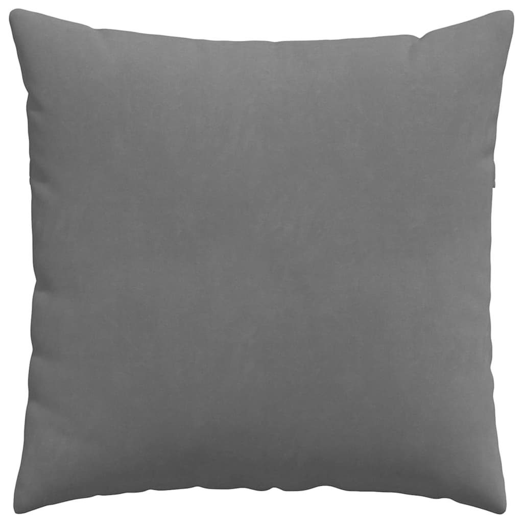 Cuscini da Divano 2 pcs Grigio scuro 80 x 80 cm Tessuto | homemem39