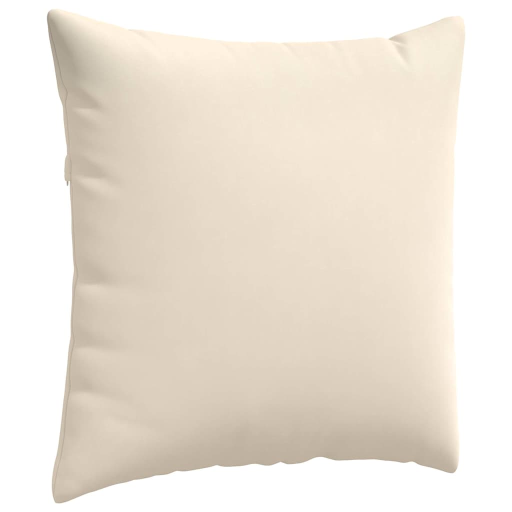 Cuscini da Divano 2 pcs Beige 80 x 80 cm Tessuto | homemem39