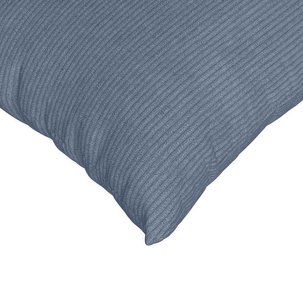 Cuscini da Divano 2 pcs Blu 80 x 80 cm Tessuto in Cords | homemem39