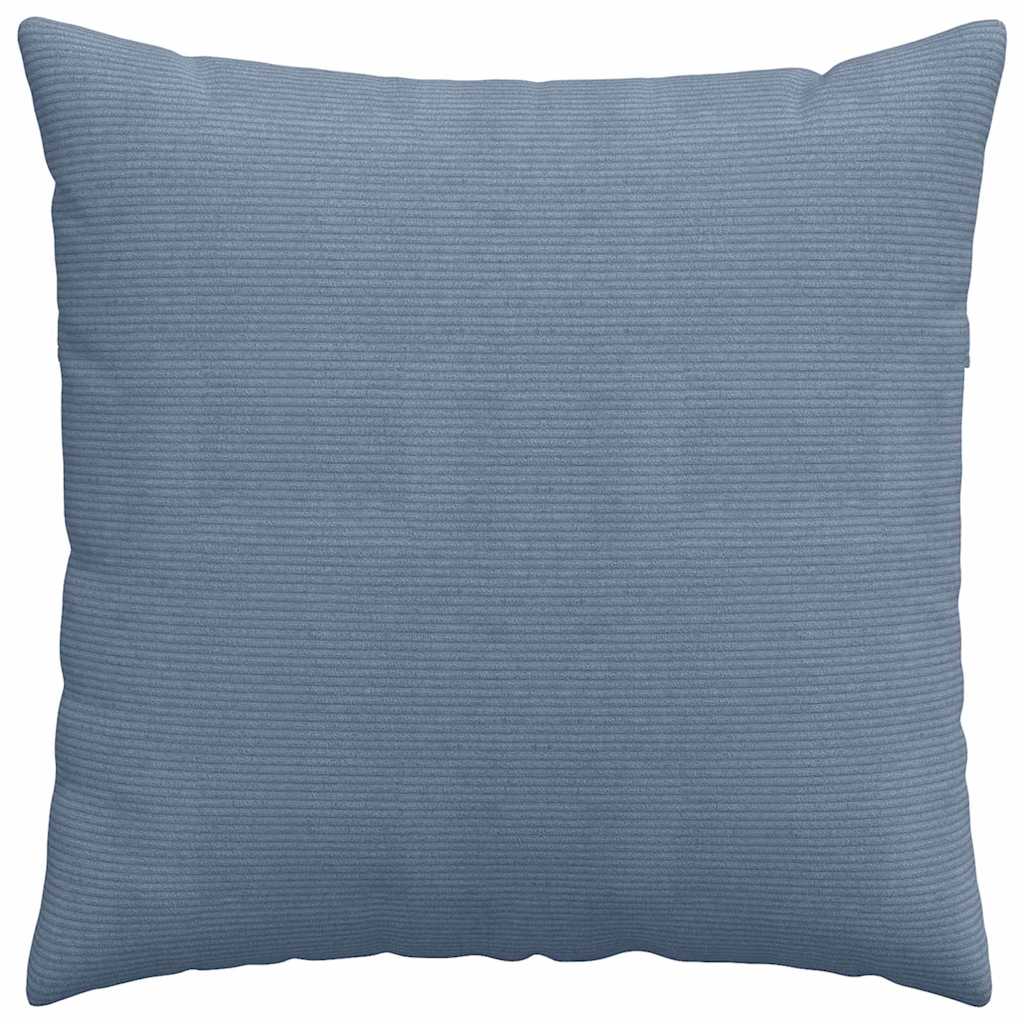 Cuscini da Divano 2 pcs Blu 80 x 80 cm Tessuto in Cords | homemem39